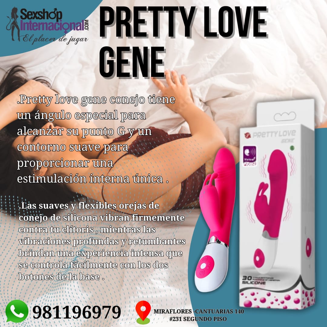 VIBRADOR SOFISTICADO-DOBLE ESTIMULACION-GENE-DE SILICONA-SEXSHOP LIMA 971890151